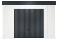 GARDEON® Gartenhaus mit sicherer Garagentür von Hörmann